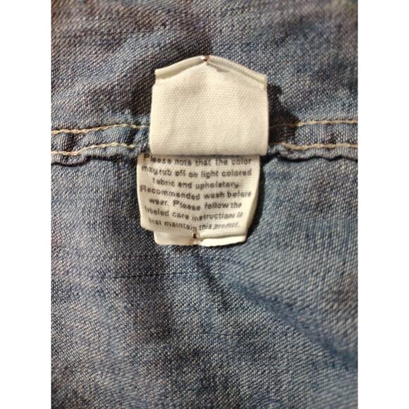 Polo Ralph Lauren Girl's Size 12 Denim Cotton Shirt Dress - Picture 10 of 11